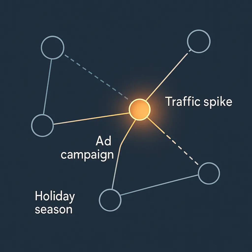 Illustration showing how paid ad budget and performance are often misunderstood in digital marketing